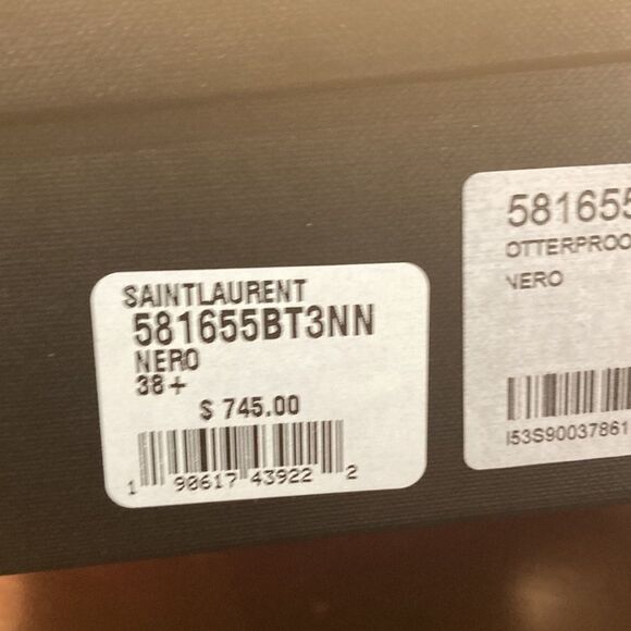 Saint Laurent PEAR BUCK SUEDE SANDAL WOMENS SZ 38+ 8.5 - Picture 14 of 14